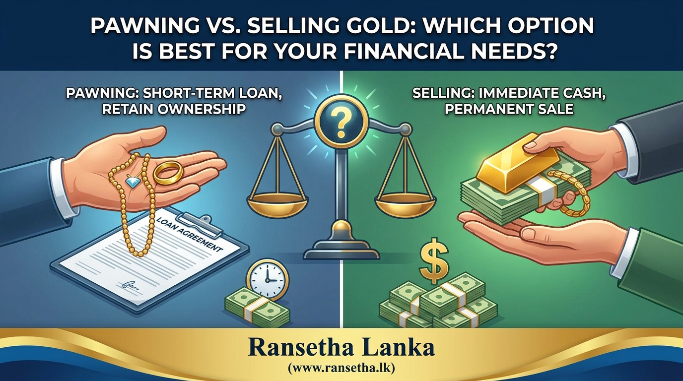 Pawning vs. Selling Gold: Which Option is Best for Your Financial Needs?
